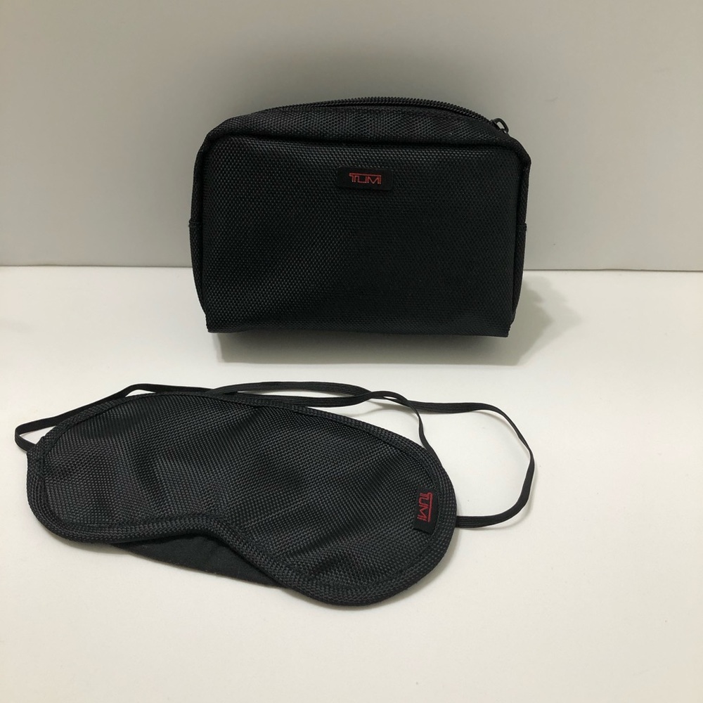 TUMI small bag & sleepmask